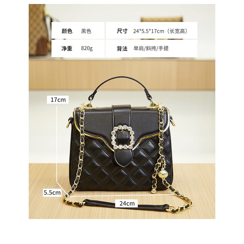 TAS SELEMPANG PREMIUM BLACK DAIMOND SERI 6367