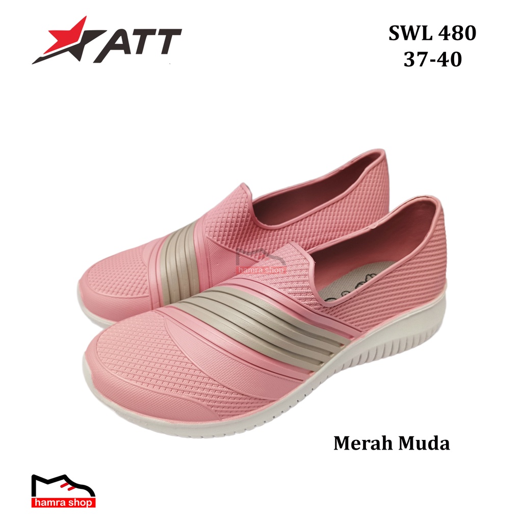 SEPATU KARET ATT SWL 480 SLIP ON WANITA DEWASA