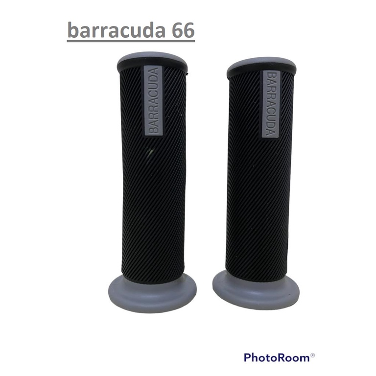 sepasang handgrip barracuda hg55 dan hg 66 karet grip bulu berkualitas premium universal semua sepeda motor