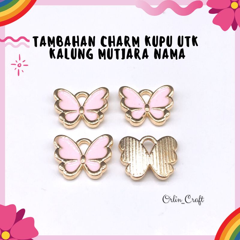 Charm Kupu Liontin Kupu