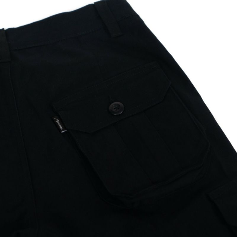 MARKICABS [Cenneth - Black] Long Cargo Pants