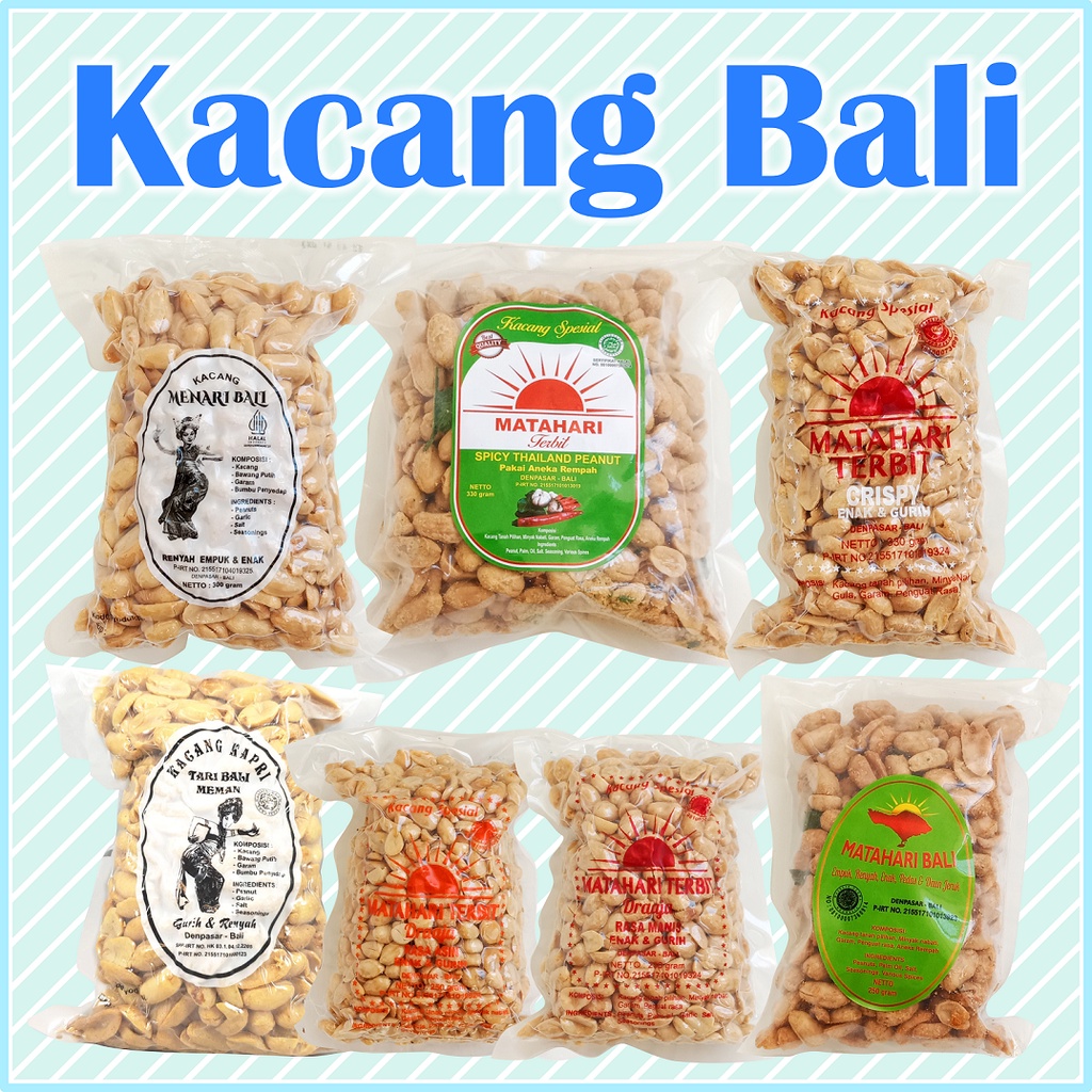 (FreeOngkir) Kacang Bali Oleh-oleh khas Bali Halal Terpopuler