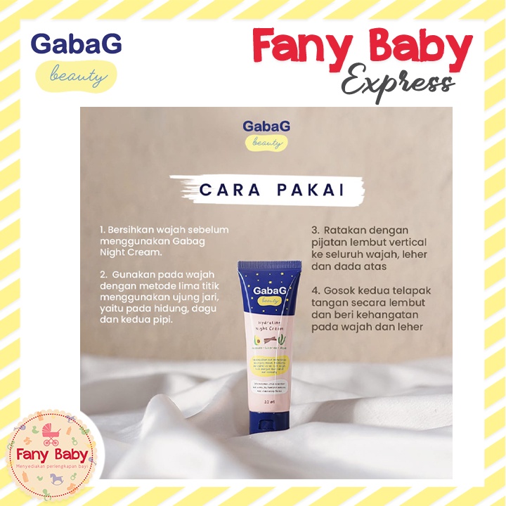 GABAG BEAUTY HYDRATING NIGHT CREAM 20ML