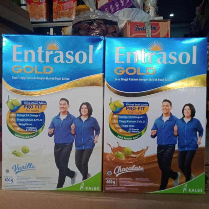 

[ COD ] Entrasol Gold 2 rasa Vanila/Coklat 600g