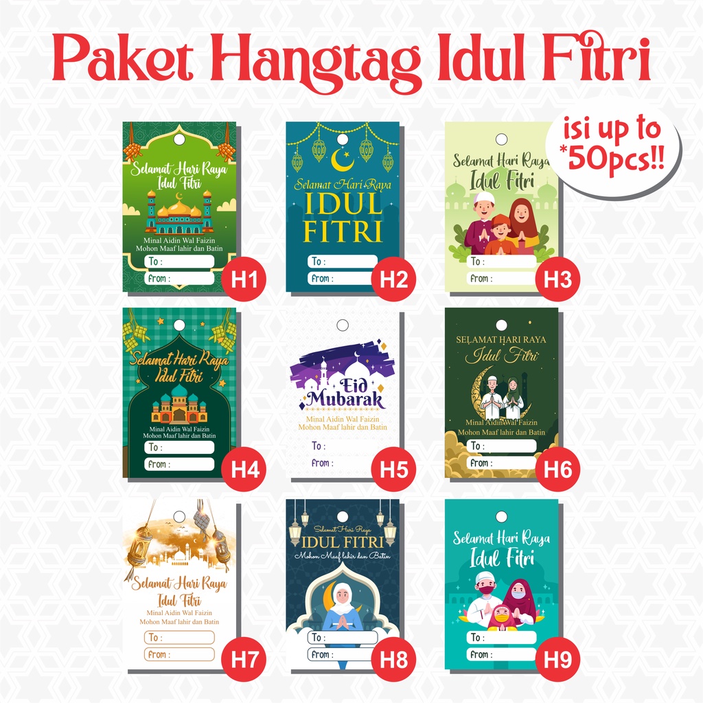 

PAKET Hangtag Idul Fitri / Hangtag Lebaran / Hangtag Hampers Lebaran