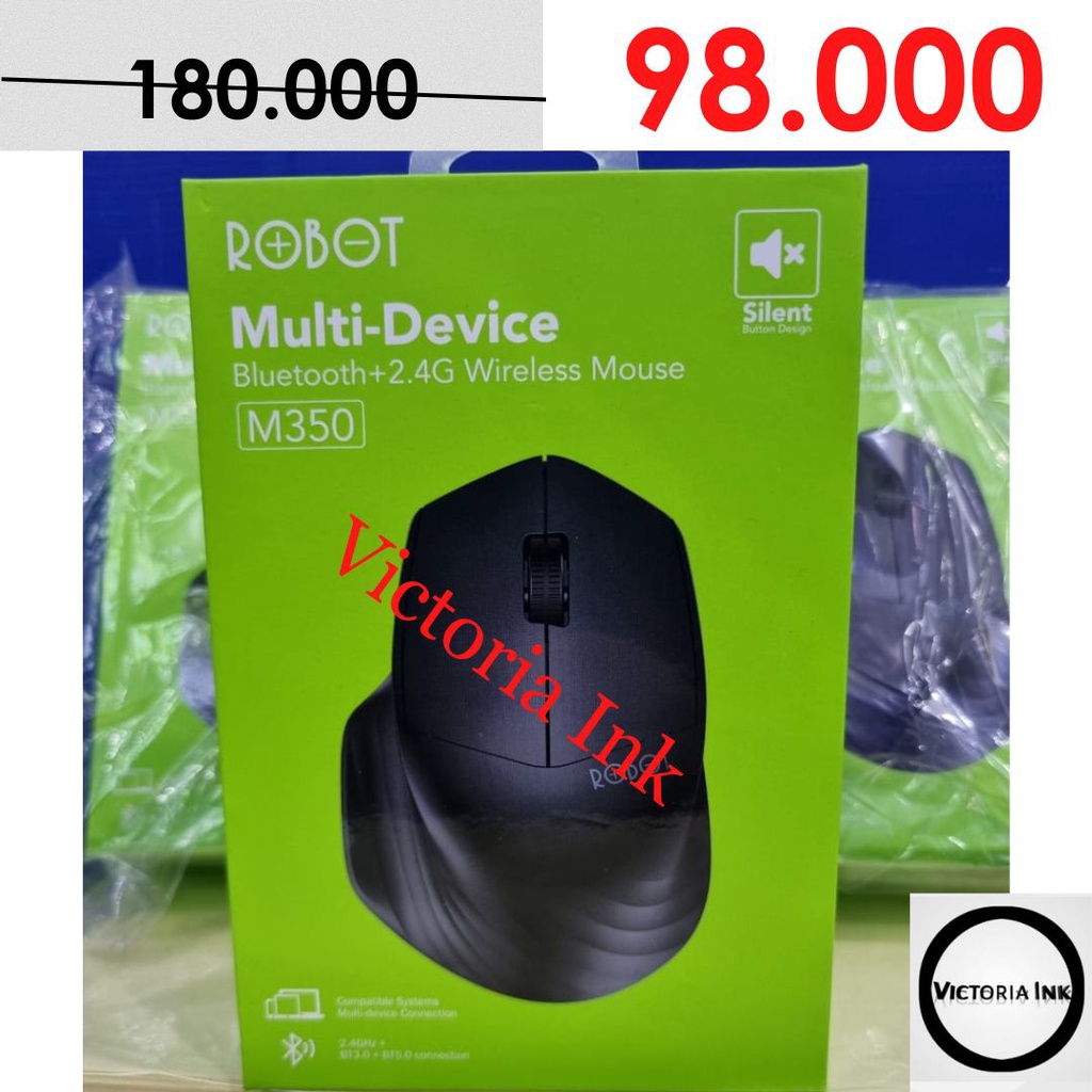 Mouse Wireless Murah Mouse Robot M350 M 350 Mouse Robot Wireless M350 Original Multi Device