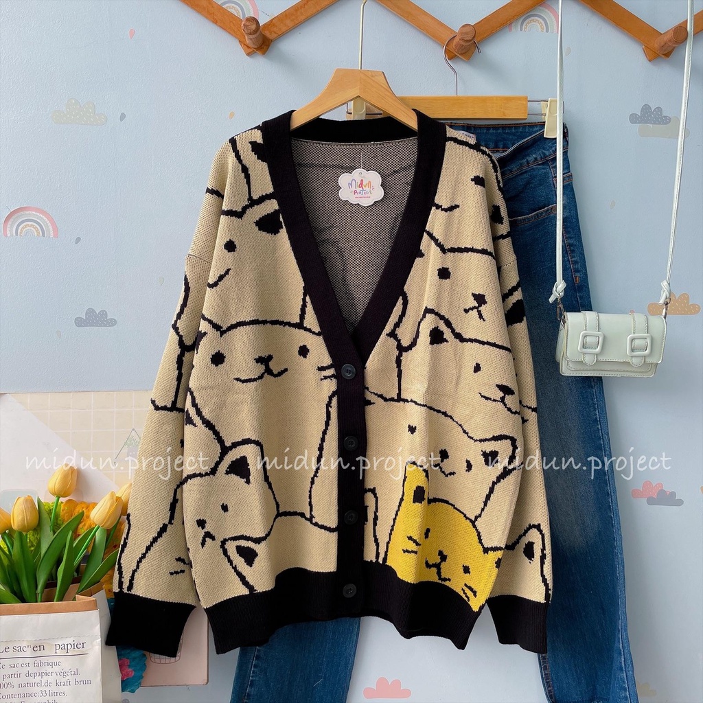 MOSSY CAT CARDY | CARDY RAJUT PREMIUM