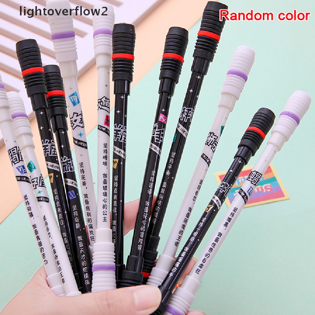 (lightoverflow2) Pulpen Gel LED Motif Rasi Bintang Untuk Pelajar