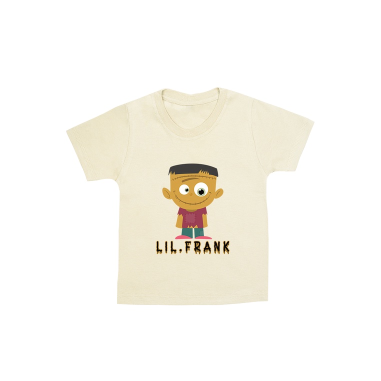 Little Fresco - Kaos Anak Tee Halloween Lil Frank - Cream