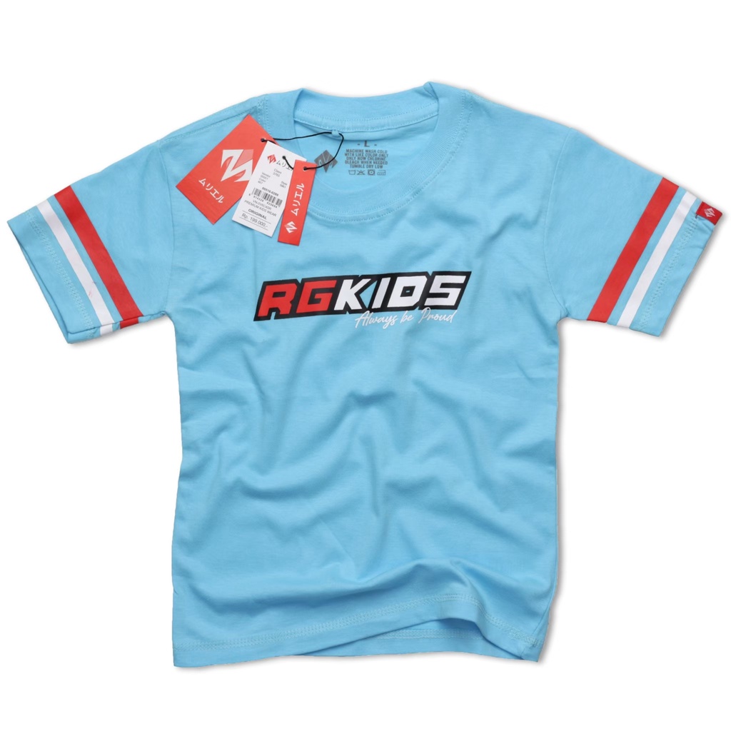 Gudang grosir kaos anak Atasan anak brand bestseller RGKIDS Merah-Putih Birmud Bandung Abadigrosir