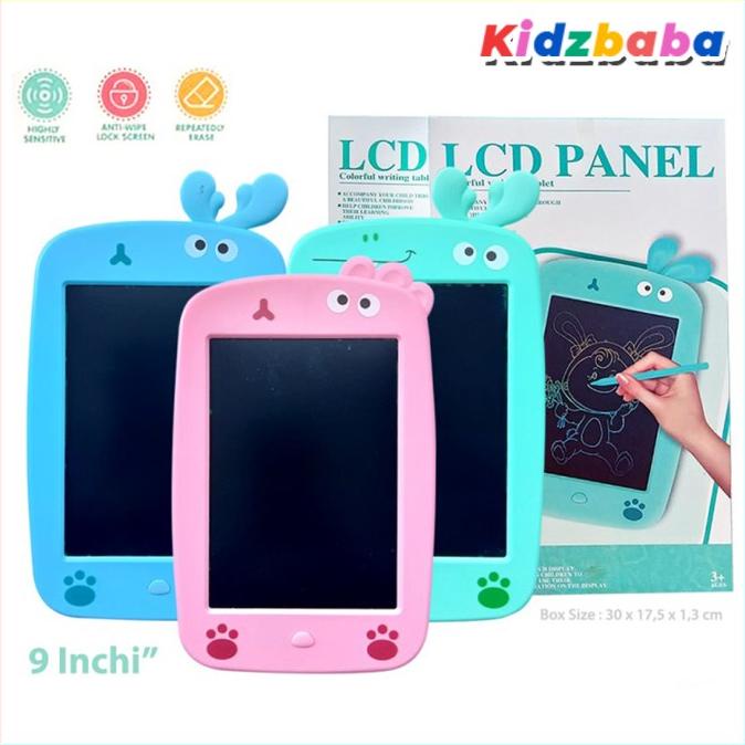 

Papan Tulis Mainan Anak Karakter Tablet LCD Writing Belajar Menulis