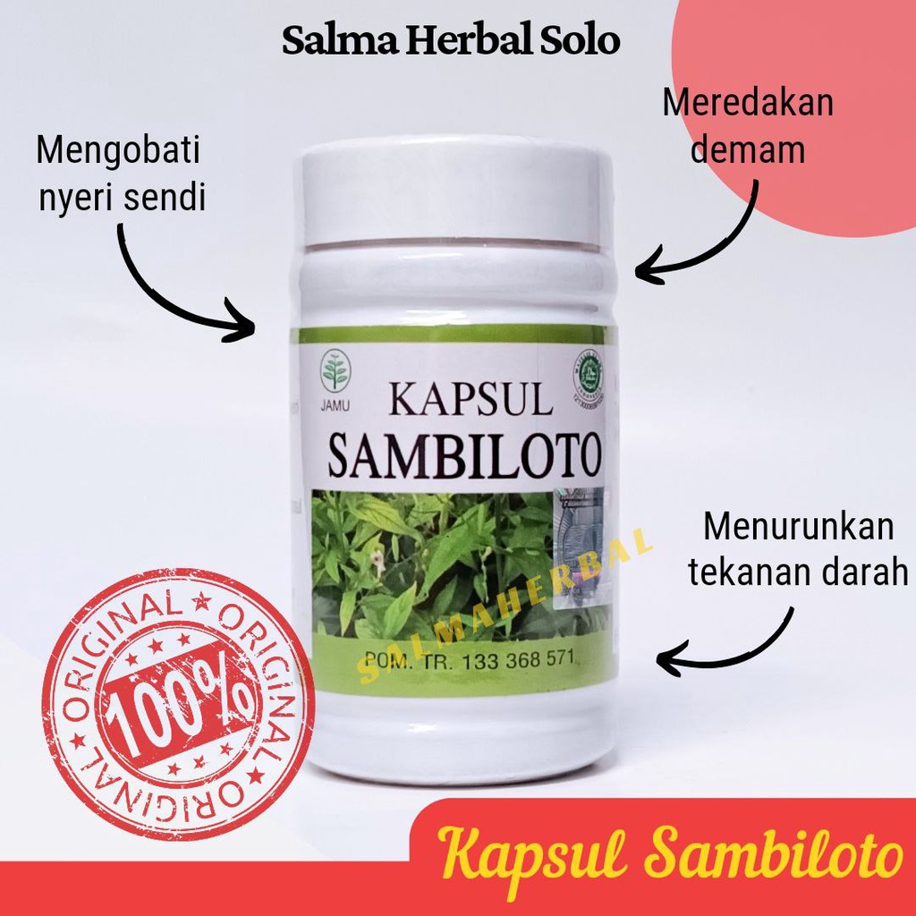 Sambiloto Herbal Nyeri Sendi Al Ghuroba isi 60 Kapsul