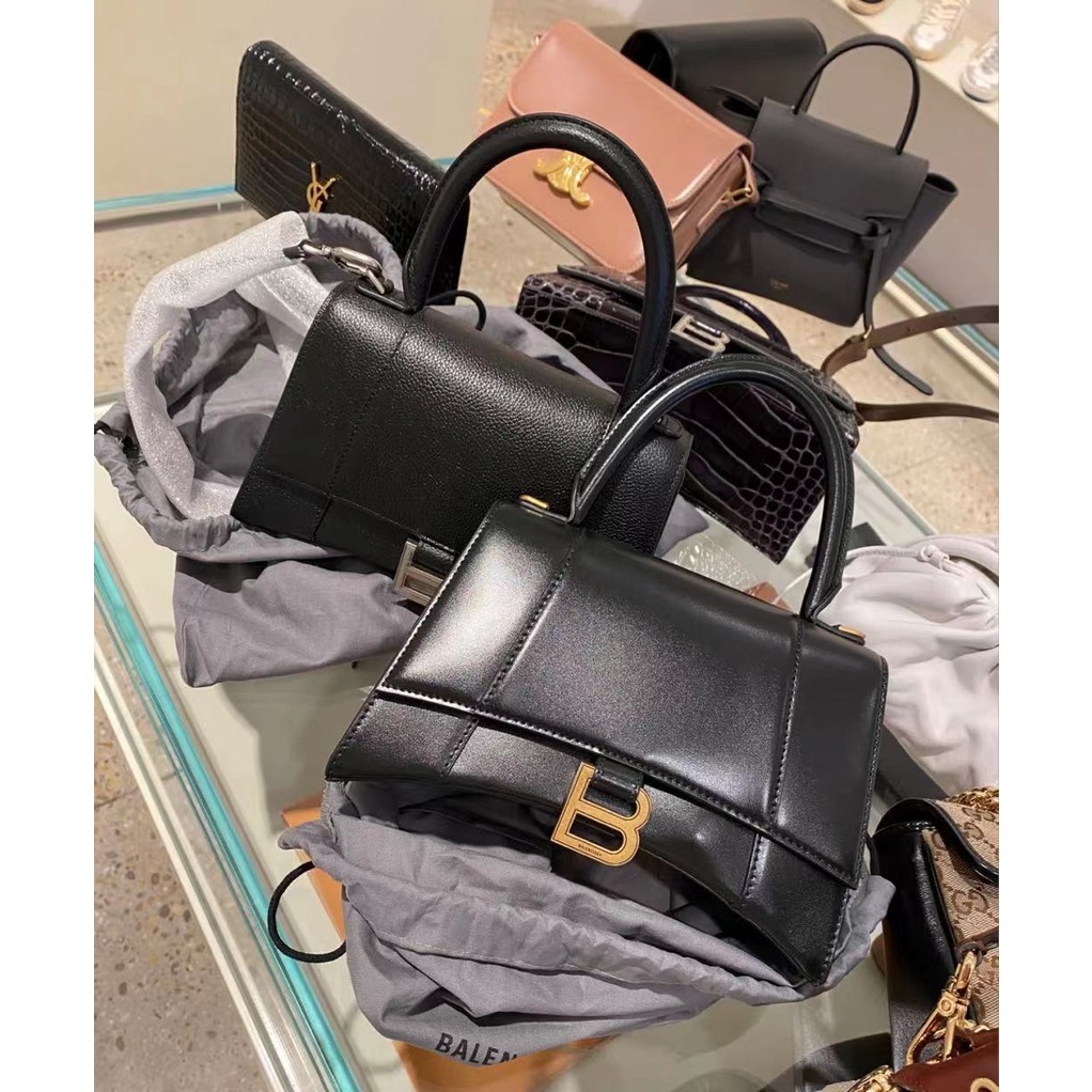 100% authentic BALENCIAGA HOURGLASS super small hourglass handbag