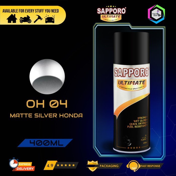 SAPPORO ULTIMATE Colour Cat Semprot OH04 SILVER HONDA 400cc