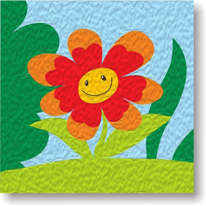 

Mudah Melukis / Paint By Number Kit For Kids : Flower Bunga Hemat