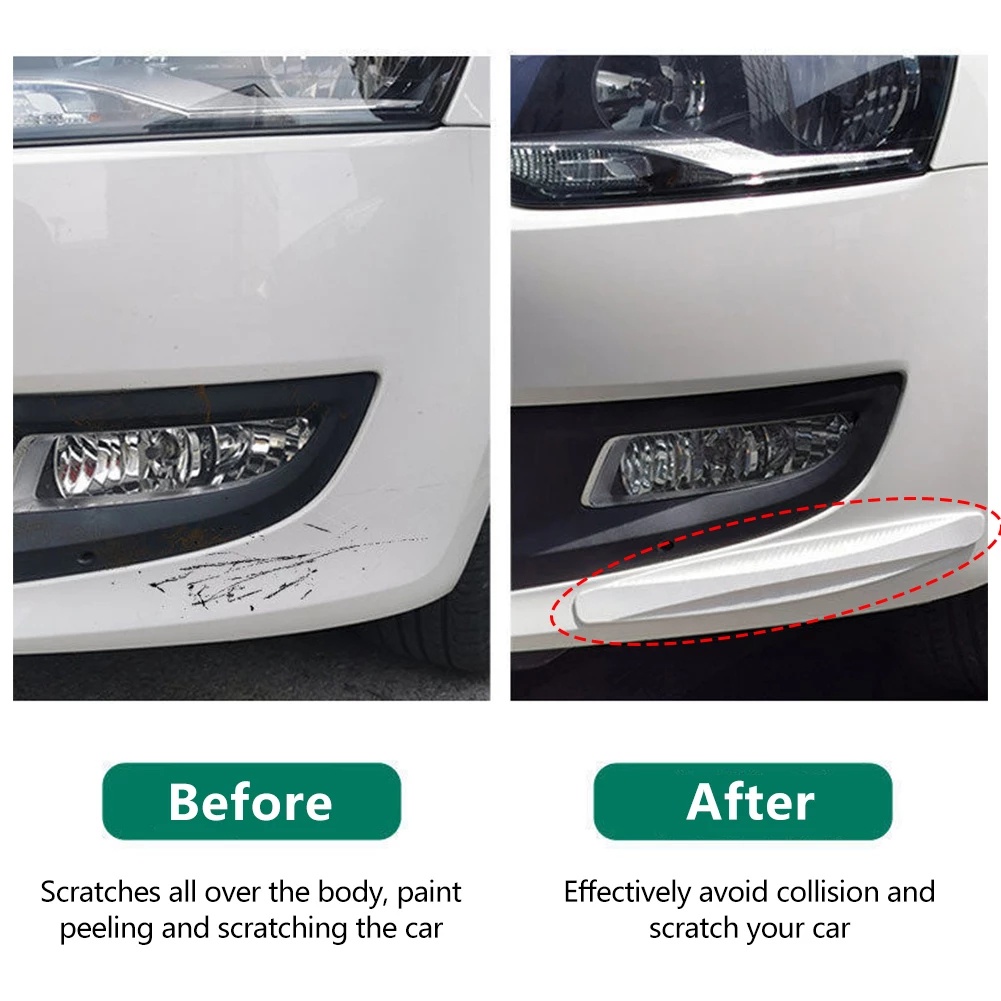 2pcs universal anti-Tabrakan auto Karet Pelindung Sudut Depan Belakang bumper cover Pelindung Bibir strip Stiker Produk Pintu Mobil