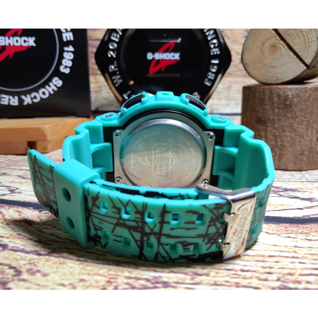 Jam Tangan Pria Casio G-SHOCK GA-110 Spash Pattern Custom