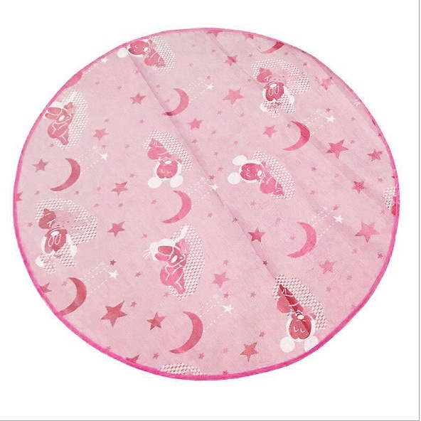 Karpet Tenda Anak Bulu Alas Matras kain Beludru Tenda Main Anak Kotak - motif pink(R3K5) BEST SELLER