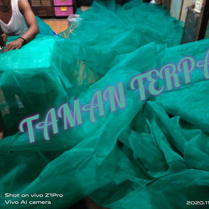 Jaring Waring Keramba Ikan D2 T1 Jaring Bulat Hijau/Waring