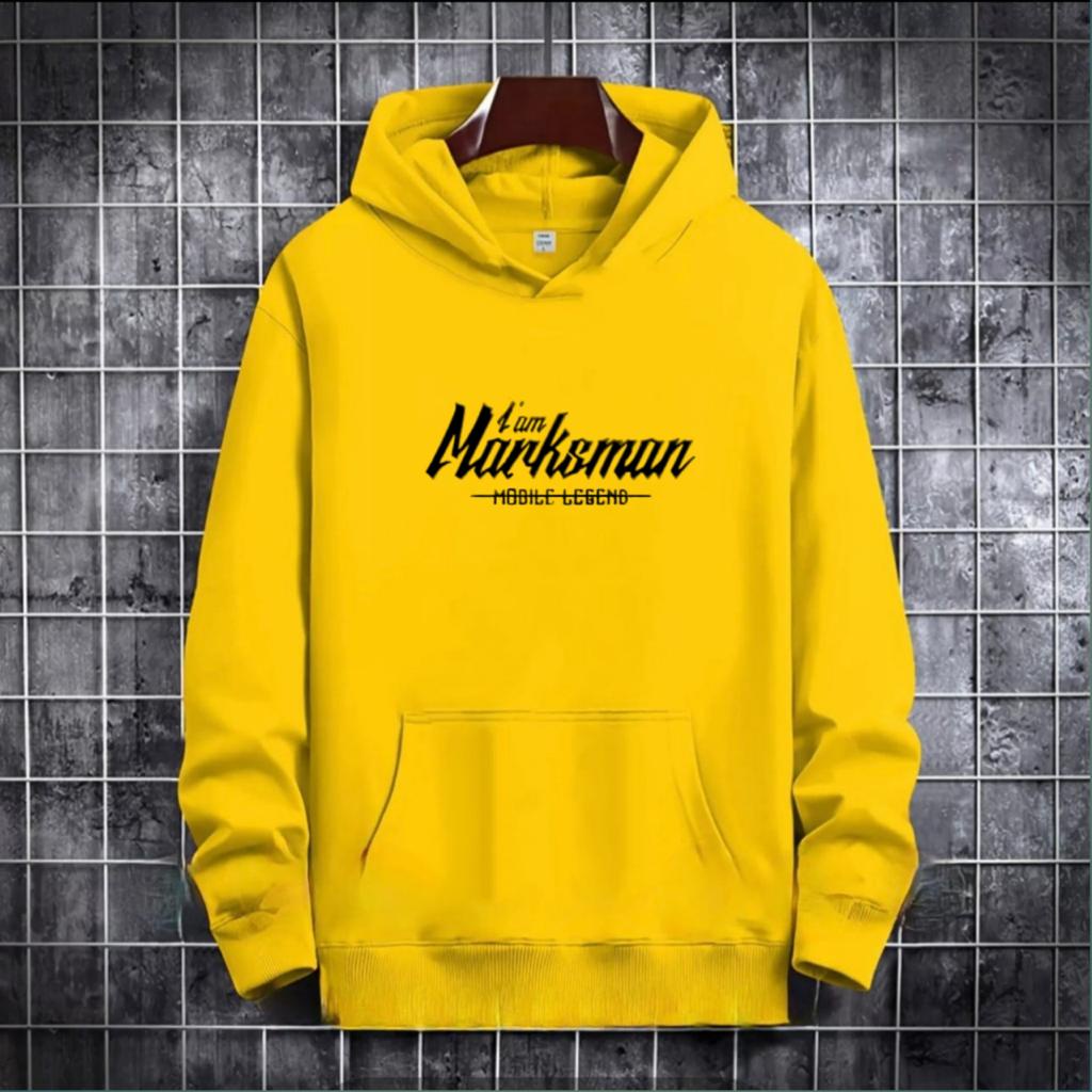 SWEATER HOODIE I AM MARKSMAN MOBILE LEGEND/ HOODIE MURAH TERLARIS / HOODIE UNISEX / HOODIE PRINTING