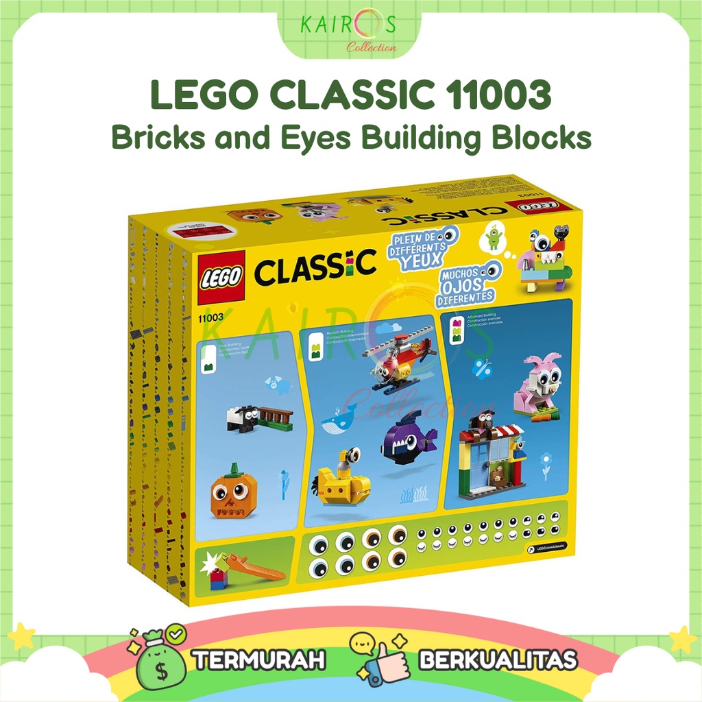 LEGO Classic Bricks and Eyes Building Blocks 11003