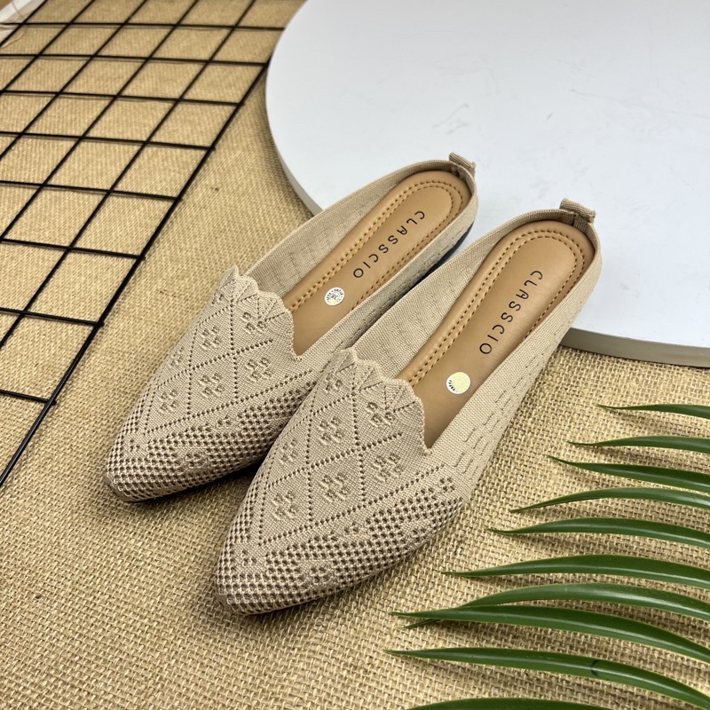 MARASYAFFA - SEPATU FLAT RAJUT WANITA SF 57