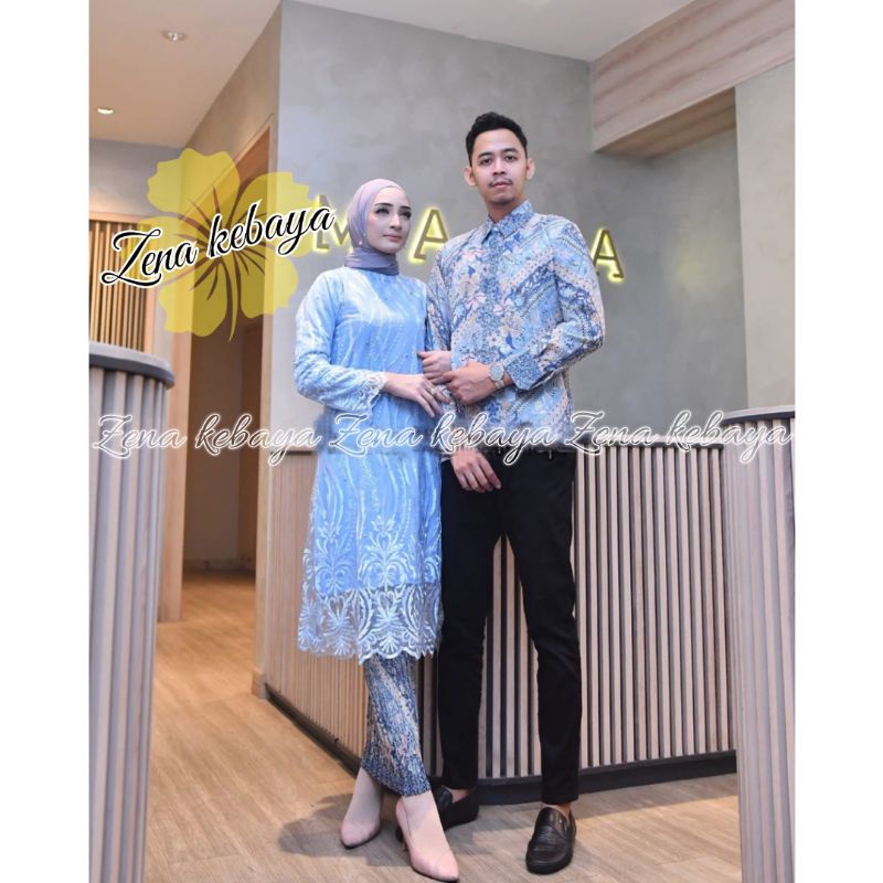 COUPLE TUNIK KEBAYA KEMEJA BATIK PRIA COUPLE KEBAYA MODERN