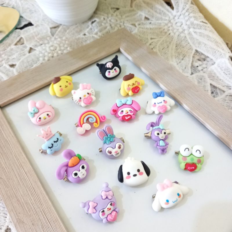 1PCS Bros clay bros jilbab bros karakter - bros jilbab - bros hijab -  peniti jilbab - bros hijab - bros jilbab murah - bros anak lucu - souvenir pernikahan bros