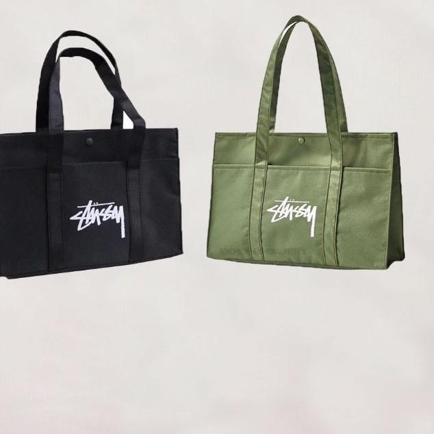Stok Terbatas Stussy Military Green Tote Bag