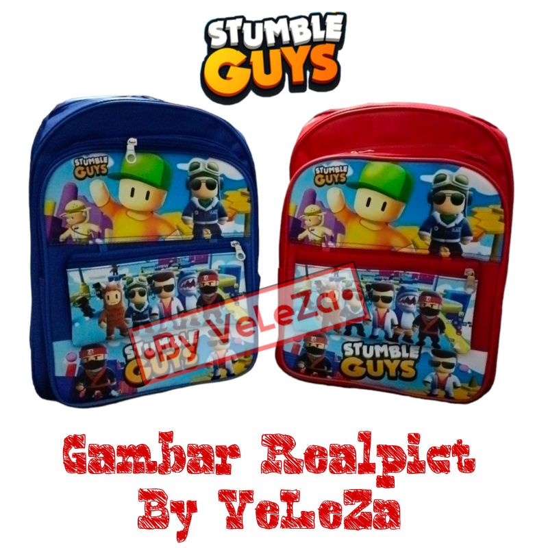 Tas Stumble Guys Tas Ransel Anak Sekolah PAUD TK - Tas Ransel Anak -Tas Anak