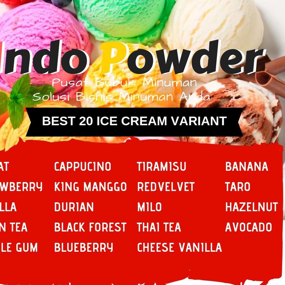 

EXCLUSIVE!Strawberry HARD ICE CREAM Powder 1Kg / Bubuk Ice Cream Strawberry 1Kg|KD9