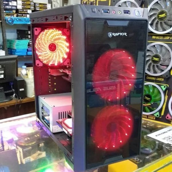 PC GAMING AMD RYZEN 3 2200G With VGA Radeon VEGA 8 RAM 8GB HDD 500GB