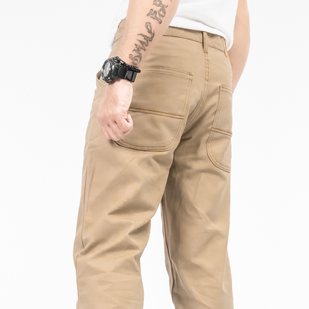 Gizmo Celana Chino Reguler Forthright Mocca Loose Pants