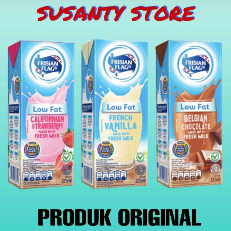 

FRISIAN FLAG PUREFRAM LOWFAT ALL VARIAN 225ML.