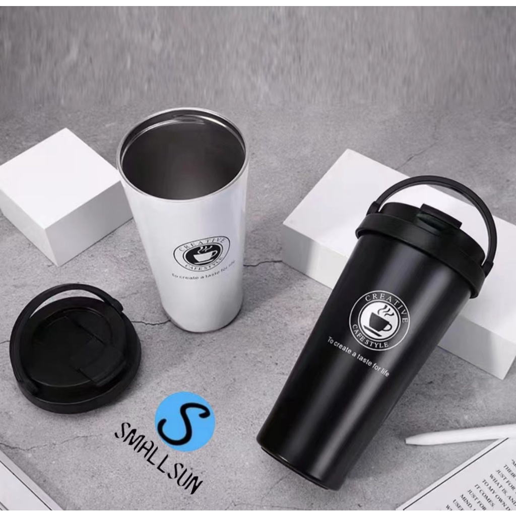 TRAVEL MUG TERMOS KOPI GELAS AIR MINUM Tahan panas Termos coffee kopi 500 ML lucu cute gemoy
