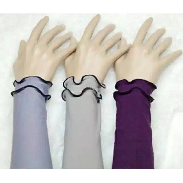 HANDSOCK CURLY RUFLE 2 LAYER / MANSET TANGAN CURLY KRIWIL