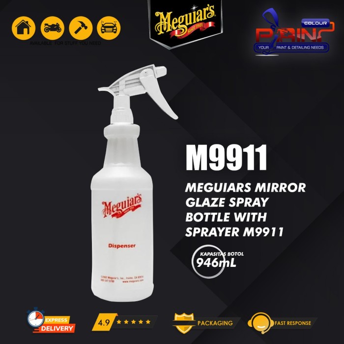 Meguiars Mirror Glaze Spray Bottle Botol Spray Sprayer M9911