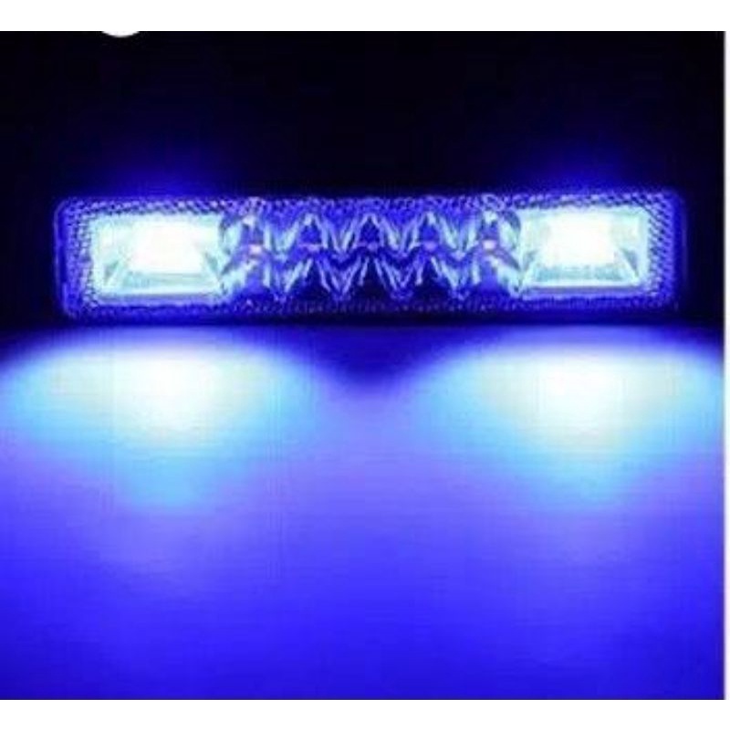 LAMPU TEMBAK 10 MATA KIRI KANAN HIDUP MERAH-MERAH SAMA BIRU-BIRU