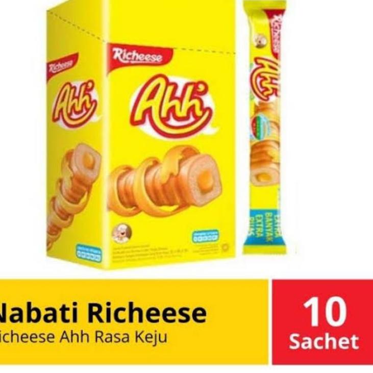 

TRCx4X8j--Richeese Ahh 15 gram (1 pack isi 10 pcs)