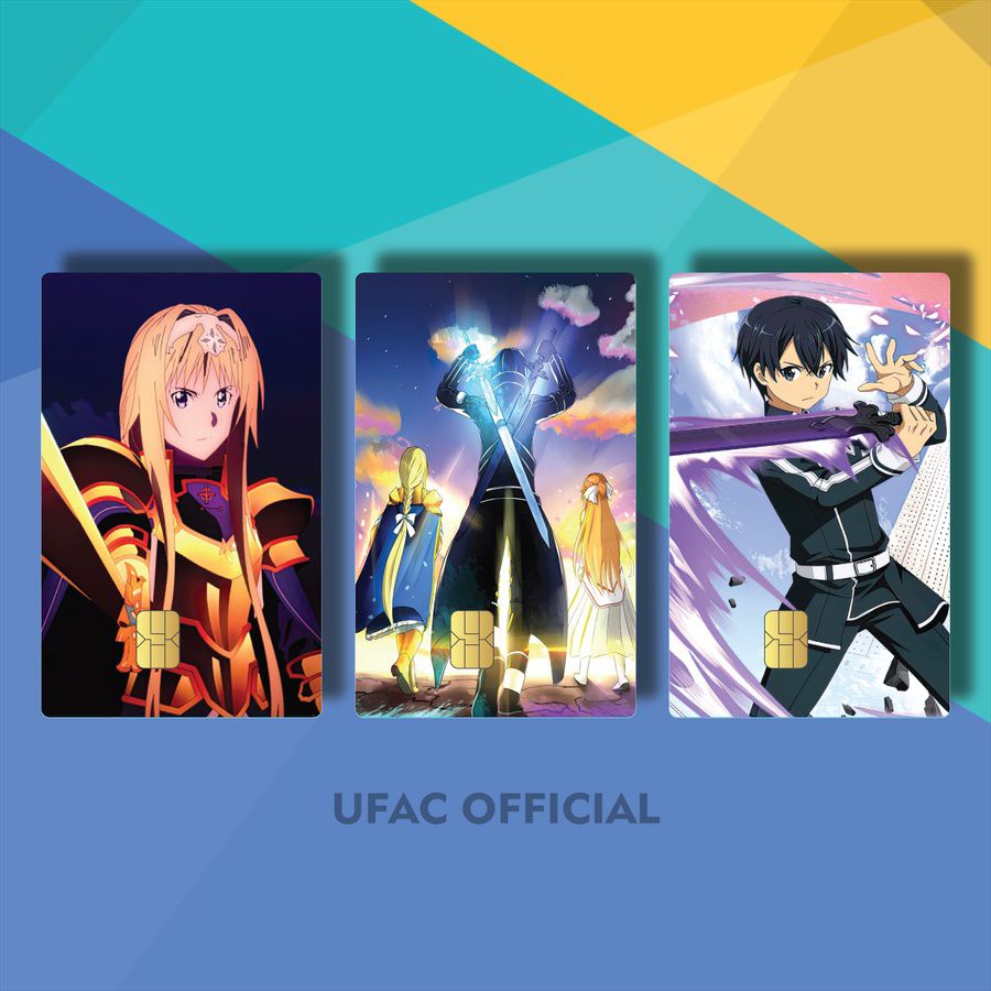 41-60 STICKER KTP ANIME SAO SWORD ART ONLINE 34DNG/OQ1QX/ CASING CARD AESTHETIC ANIME KARAKTER SWORD