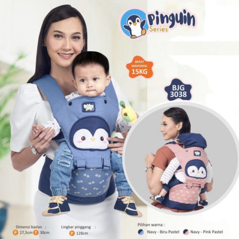 Baby Joy Hipseat Pinguin / Gendongan Bayi