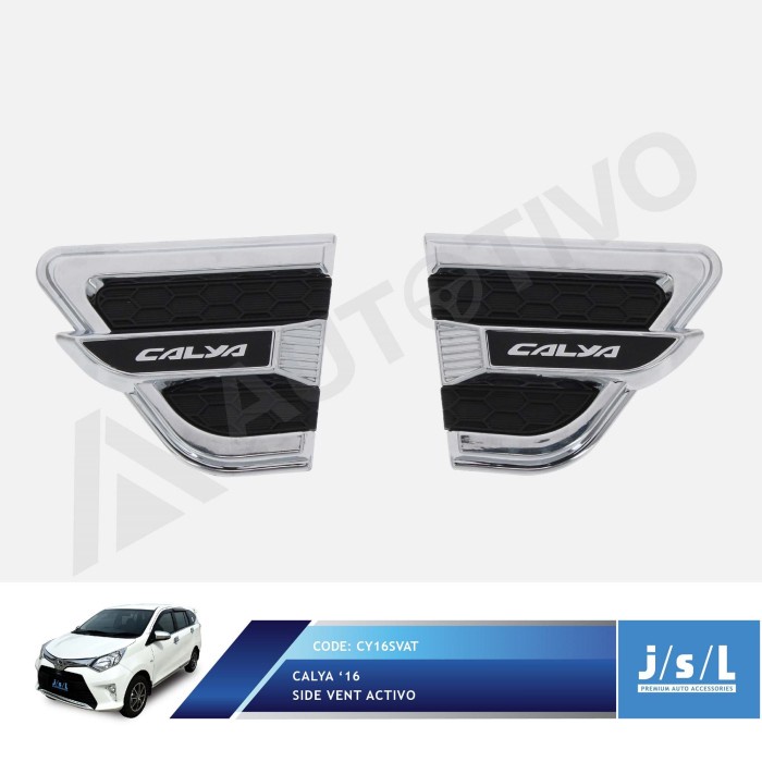 [BISA COD] Toyota Calya Side Vent Activo / Aksesoris Toyota Calya / Perlengkapan Variasi Mobil Murah