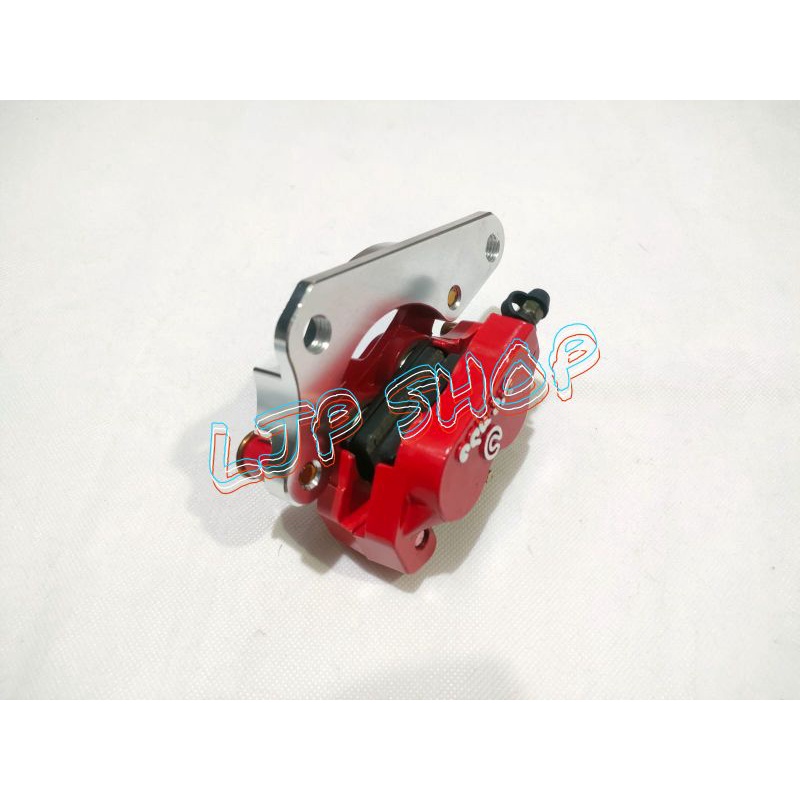 KALIPER BREMB0 MINI 4 PISTON PLUS BRKET HONDA BEAT PIRINGAN STANDAR