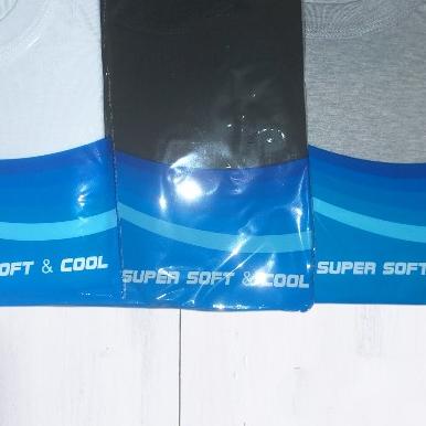 Kaos Oblong Pria Polos AGREE SPORT/1Pcs - Hitam, M