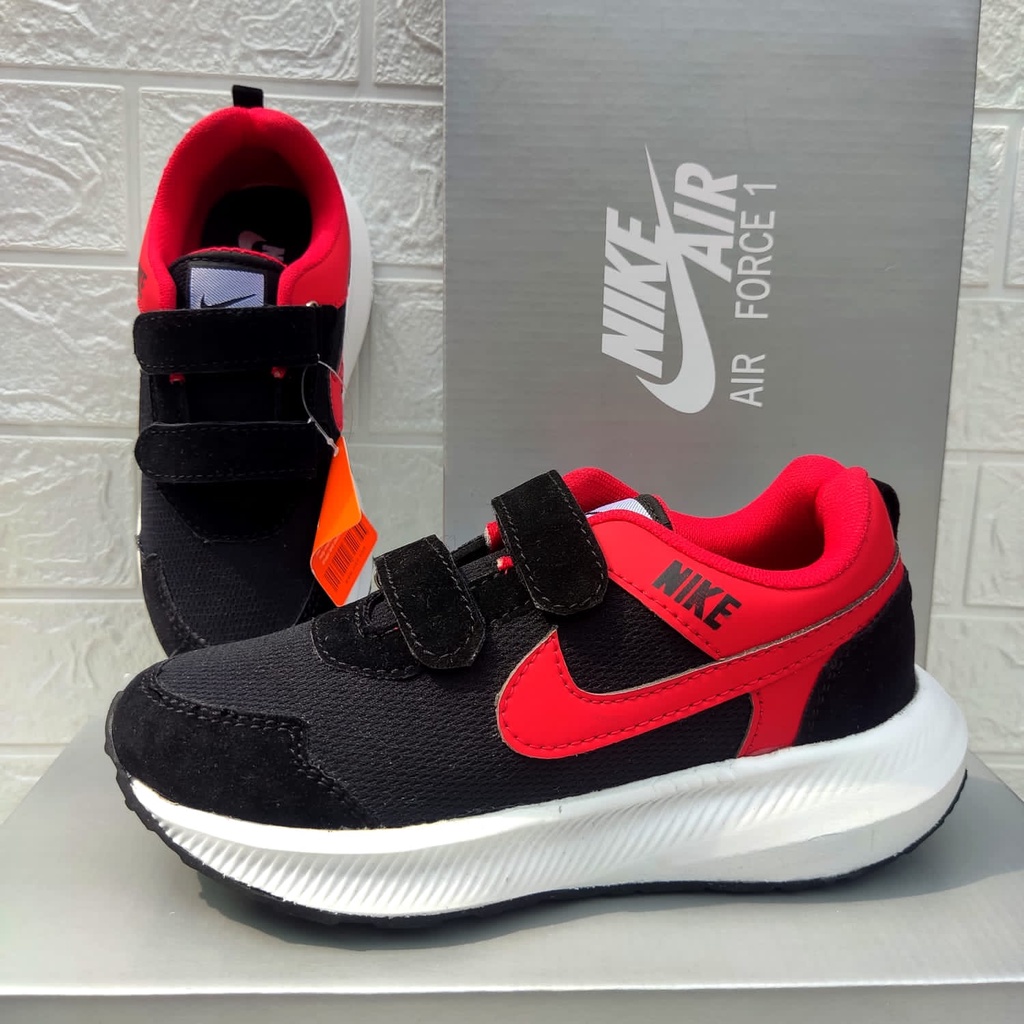 TERBARU!! Sepatu Sekolah/ LAKI LAKI DAN PEREMPUAN Premium NIKE VELCRO TERBARU Size 33-37