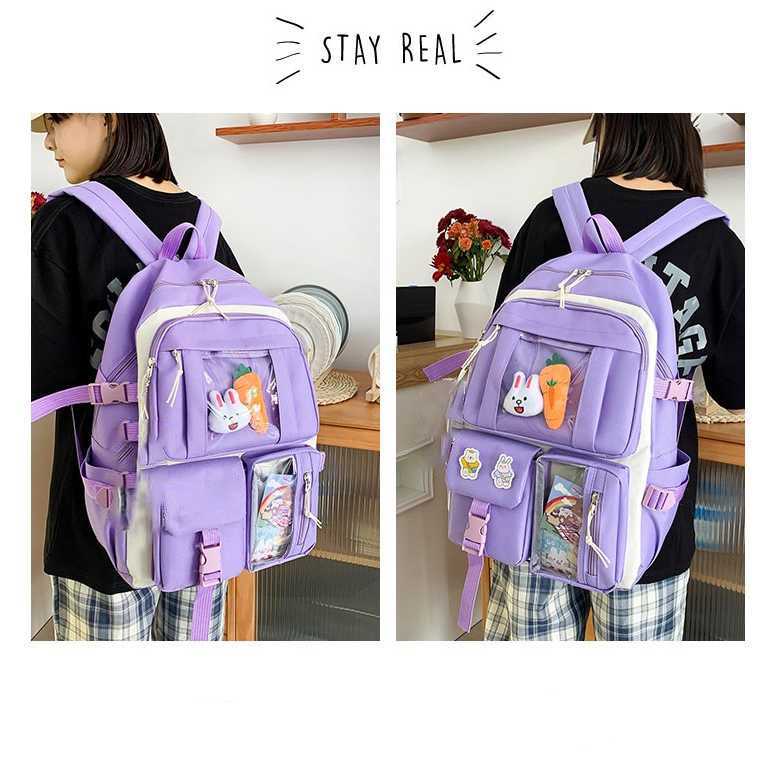 SHISHI Tas Ransel Tote Sling Bag 4 in 1 Kawaii Version