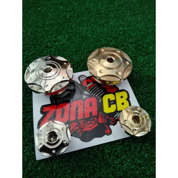 baut tutup bak magnet gl megapro cb tiger gl100 glpro max kuningan chrome besi model probolt mahnet 
