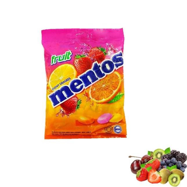 

✨ Mentos Fruit Bag Permen Rasa Buah 3 x 135 gr !!