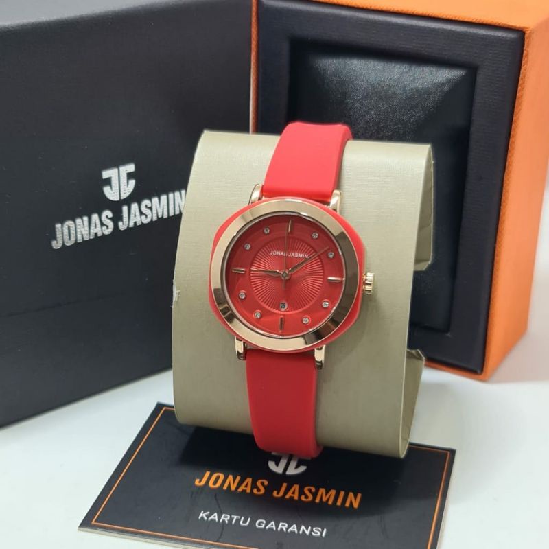 Jam Tangan Rubber Jonas Jasmin Kasual Terlaris Fashion Tahan Air