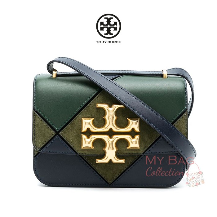 Tory Burch Eleanor Small Gold Brick Chain Shoulder Bag